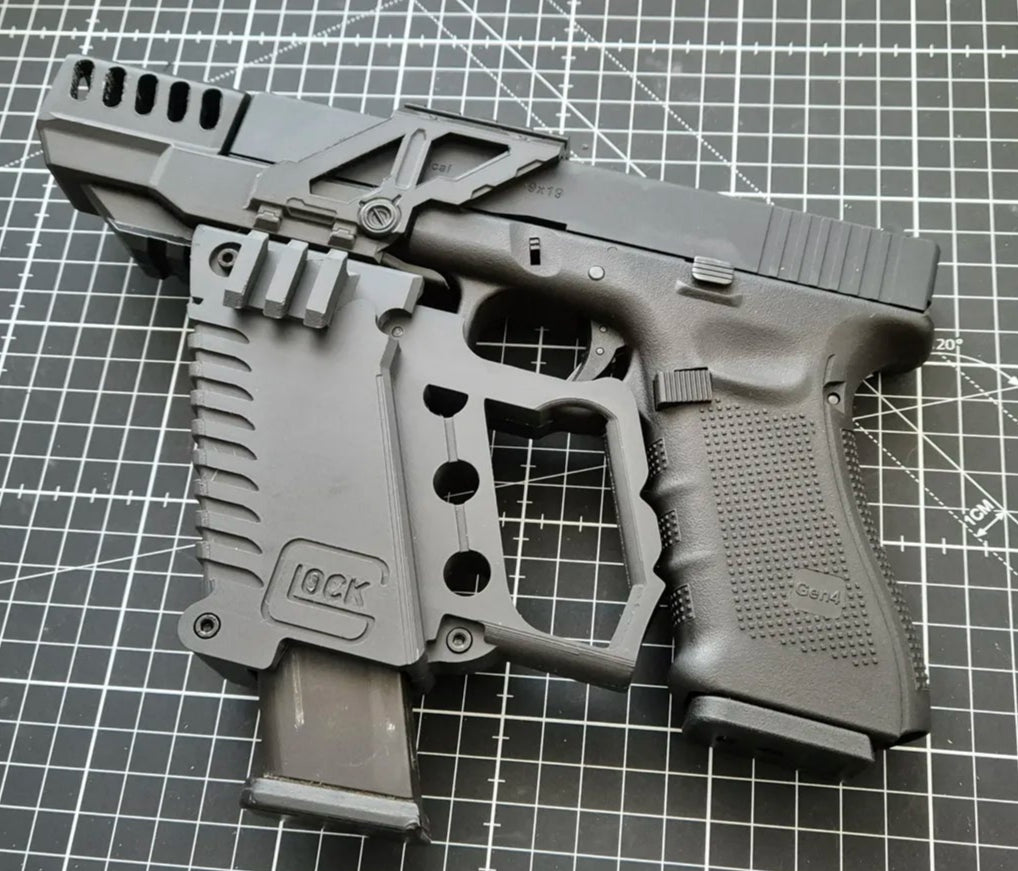 EMPUÑADURA FRONTAL GLOCK + CARGADOR ADICIONAL
