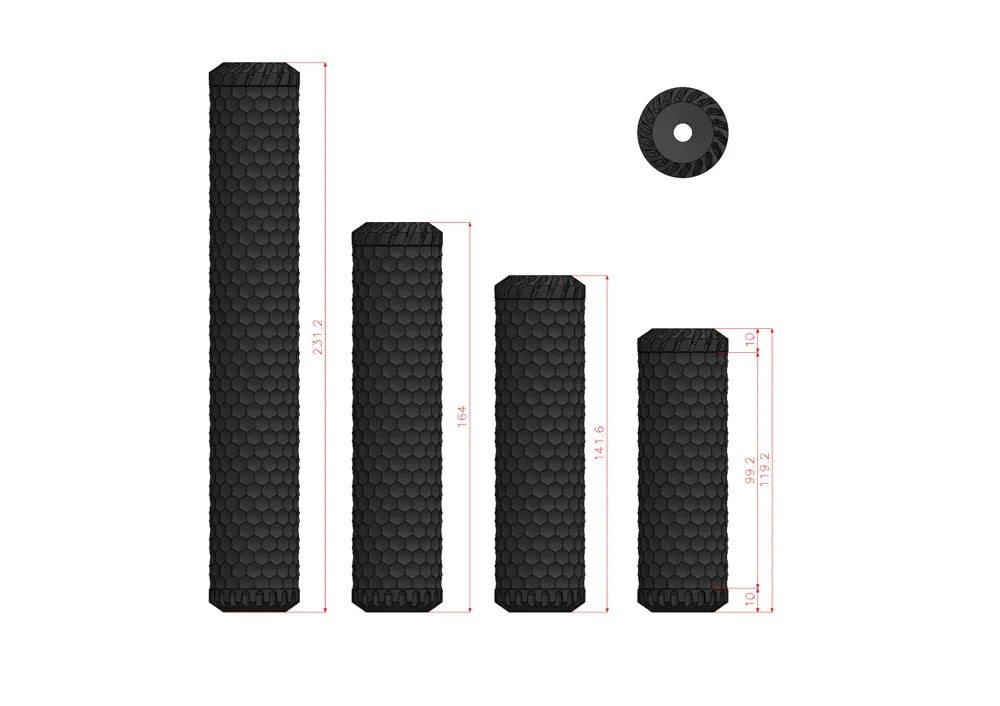 SILENCIADOR AIRSOFT 13 M4/AR-15 14mm CCW