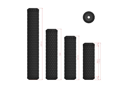 SILENCIADOR AIRSOFT 13 M4/AR-15 14mm CCW